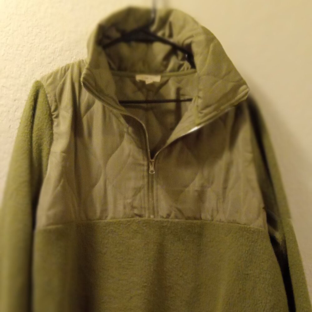 Army green sweater